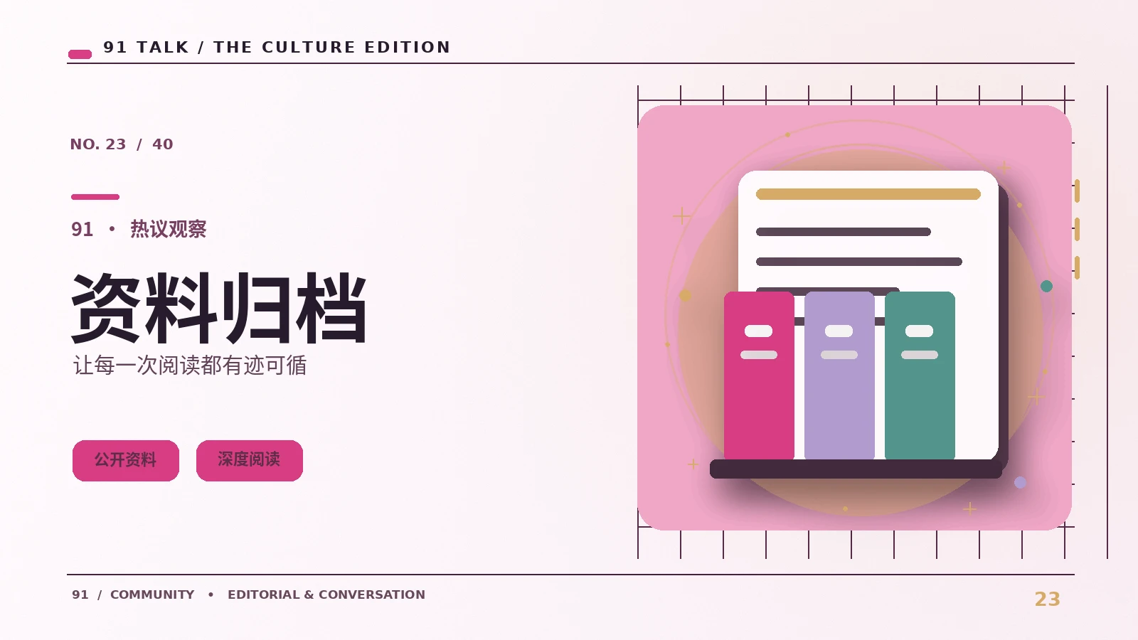 每周阅读｜91 TALK