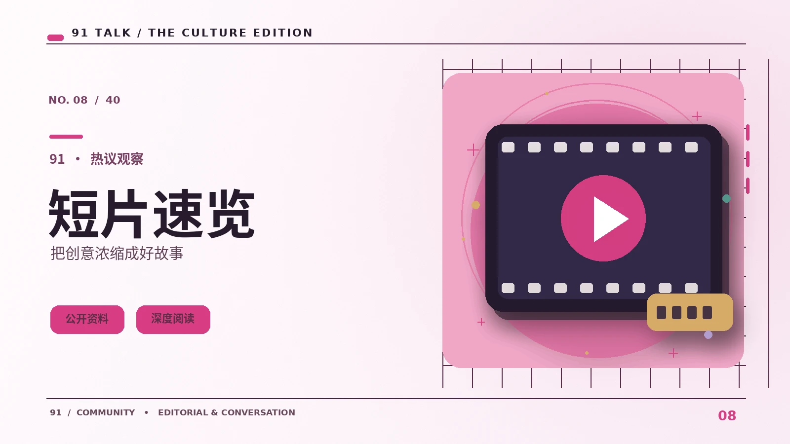 短片观察｜91 TALK