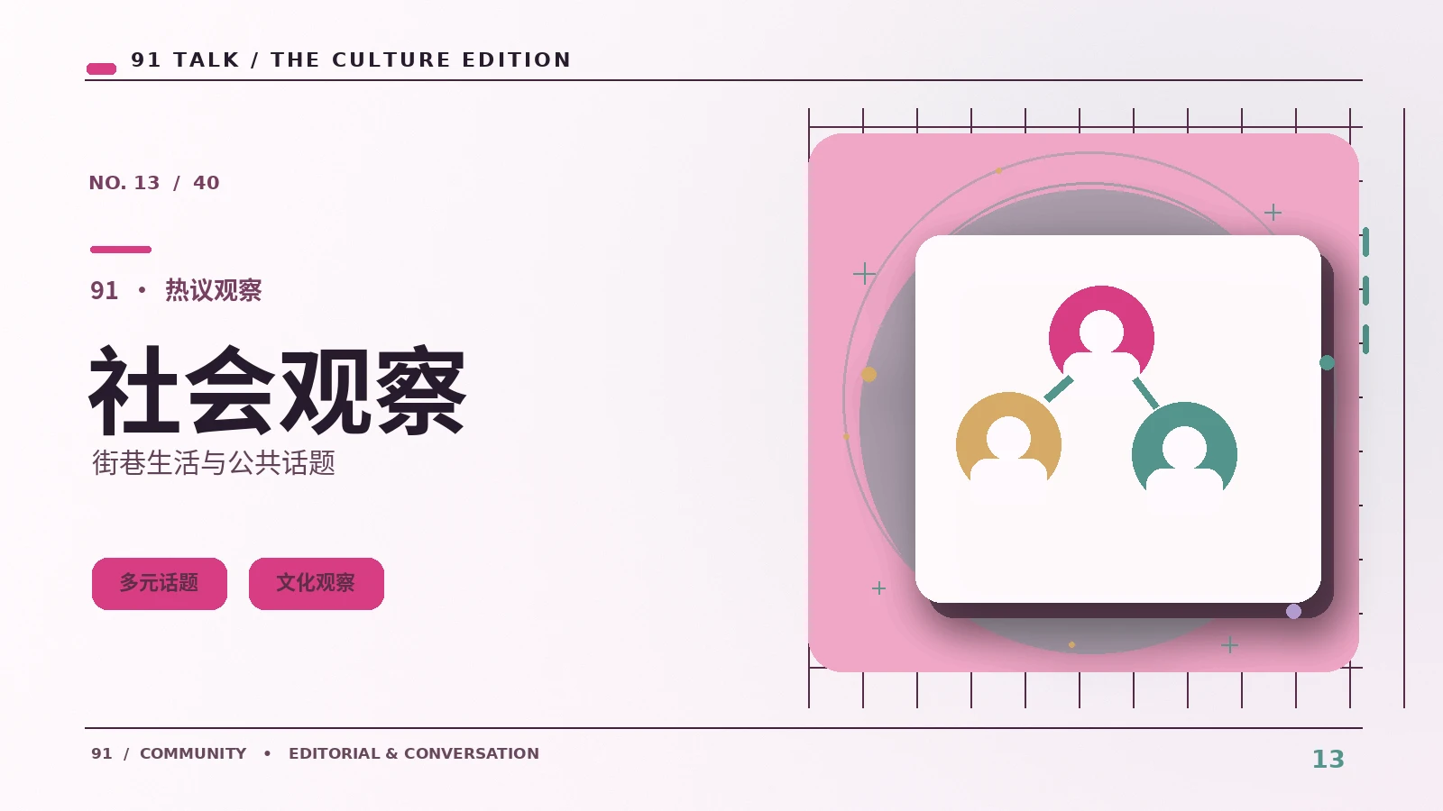 社会与公共生活｜91 TALK